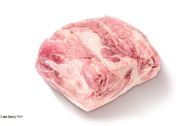 Carne de cerdo deshuesado 7. 0 lb