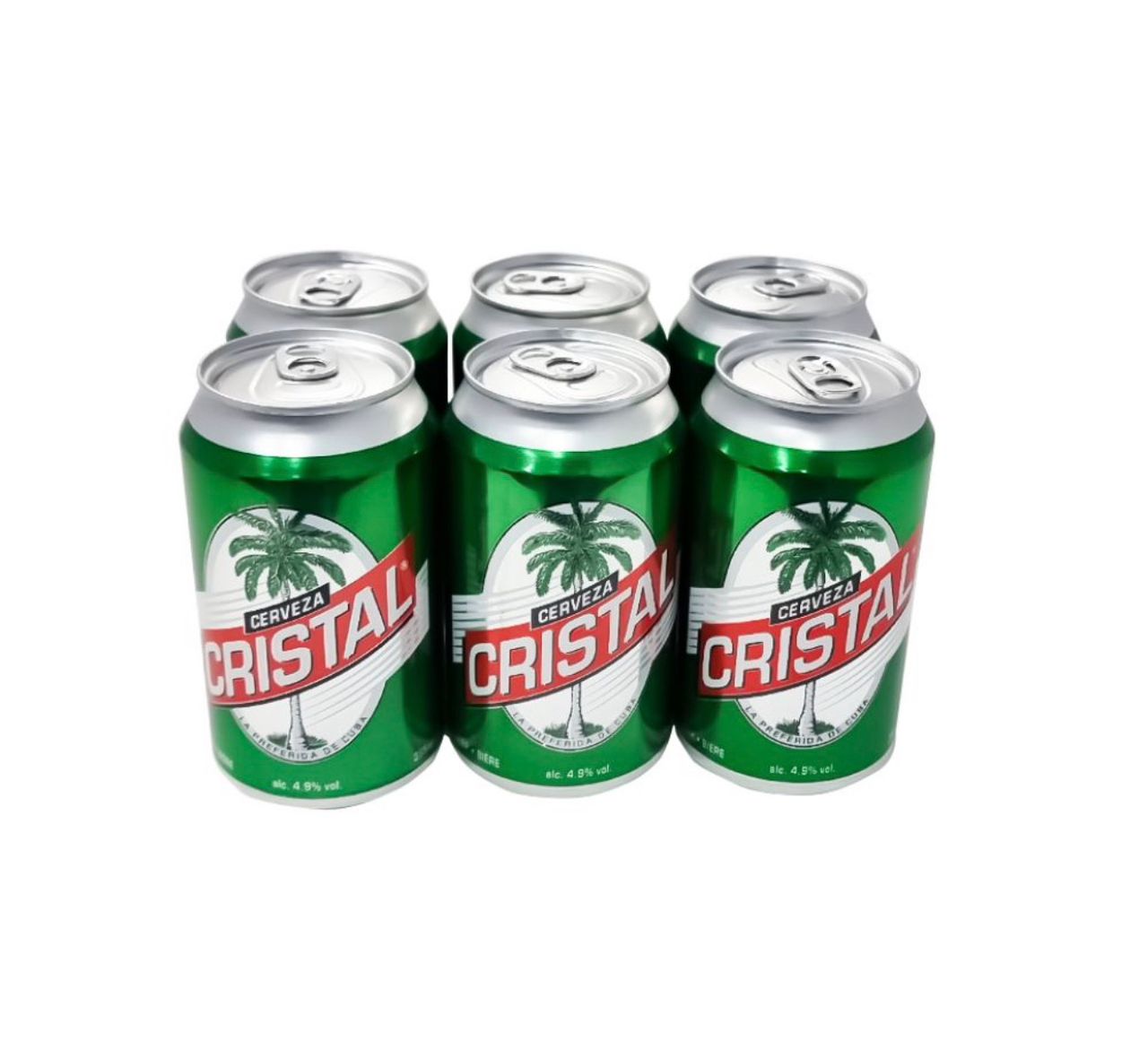 Cerveza cristal x6