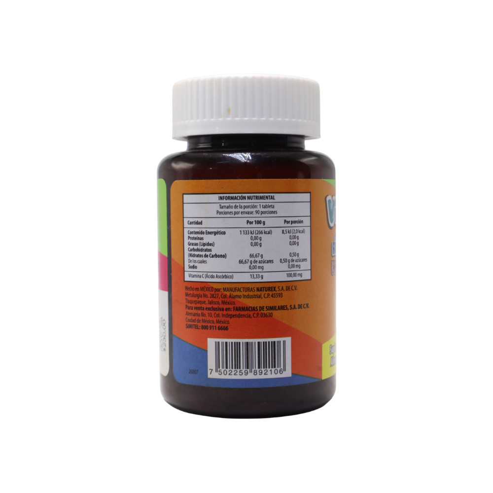 Vitamina c para niños 750 mg Dr. Simi (90 tabletas)5