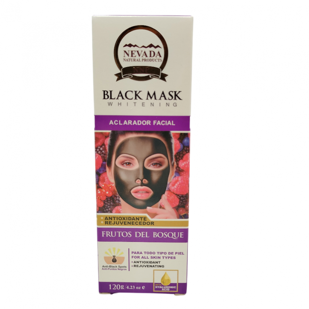 Aclarador facial -máscara- negra con extracto de frutos del bosque nnp (120 g / 4. 23 oz)