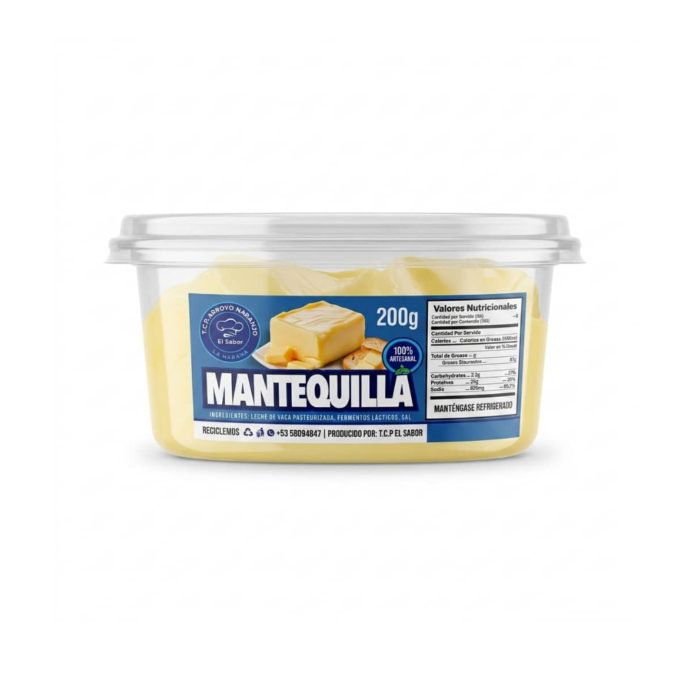 Mantequilla con sal El Sabor (200 g / 7. 05 oz)