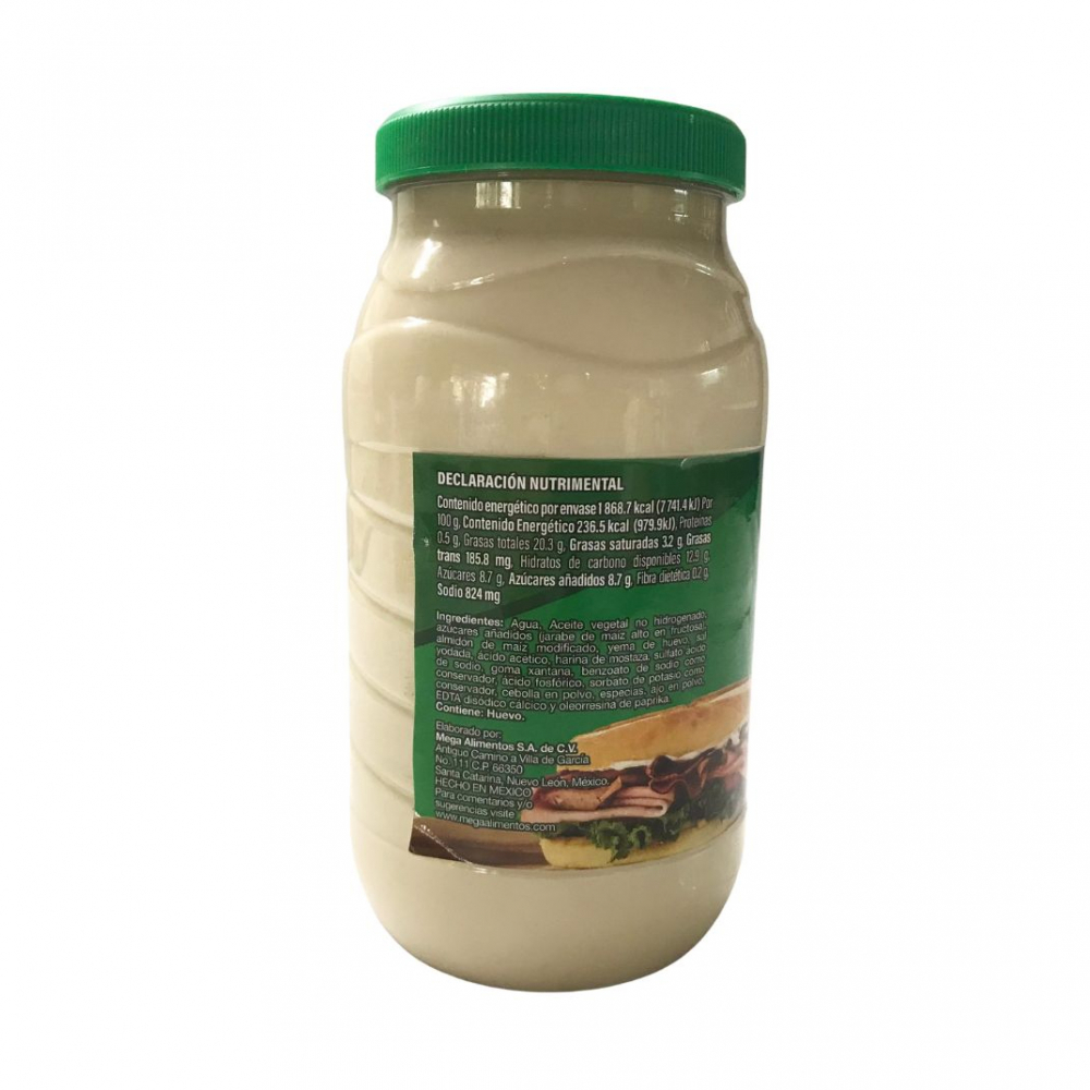 Aderezo de mayonesa Mega Suprema (790 g / 1. 74 lb)1