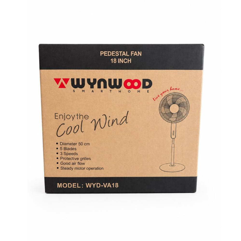 Ventilador de pedestal de 18 pulgadas Wynwood wyd-VA183