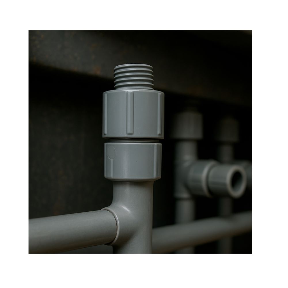 Adaptador de terminal macho de pvc 2''2
