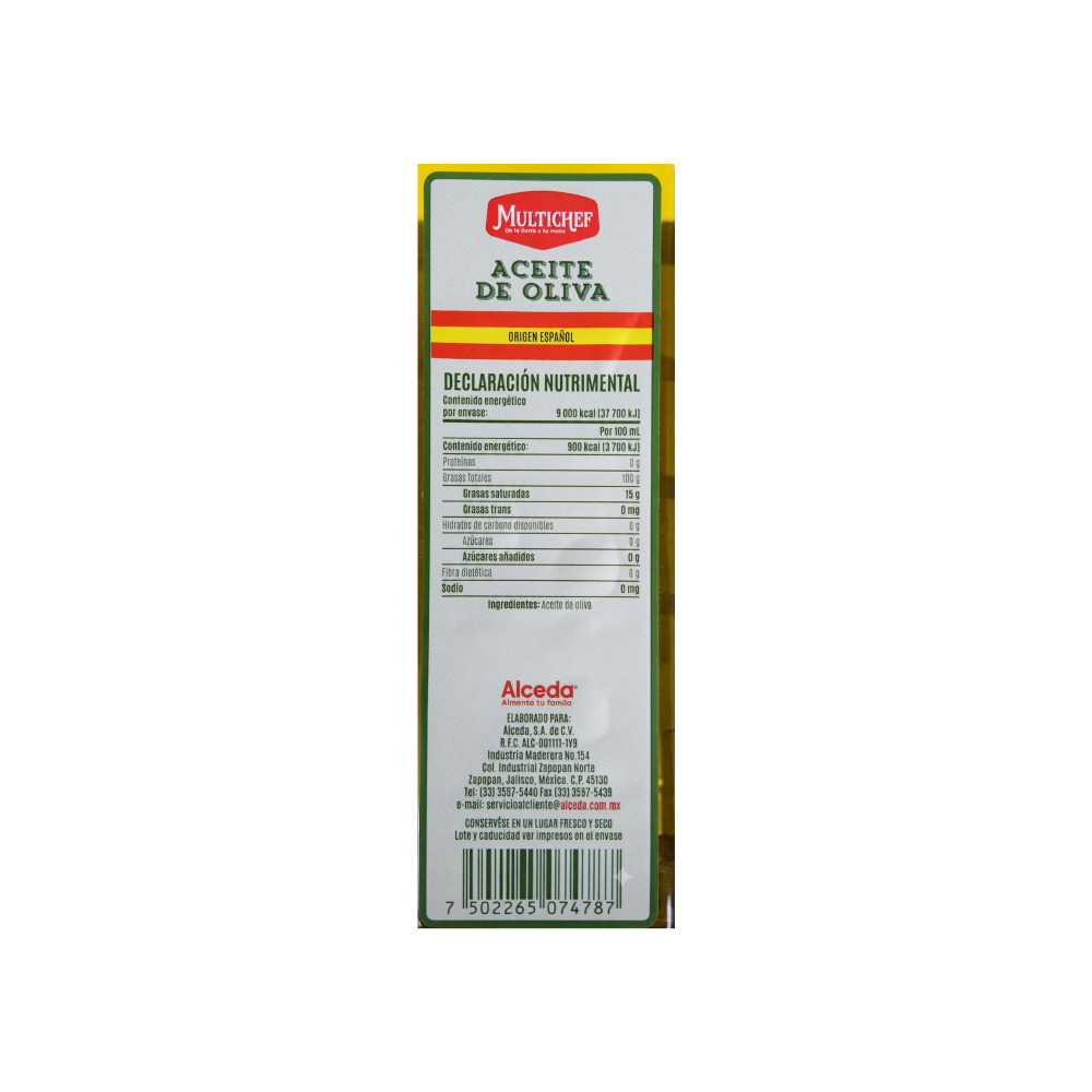 Aceite de oliva Multichef (1 l)2