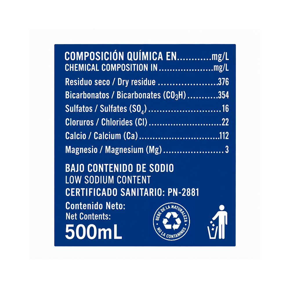 Agua mineral natural Ciego Montero (6 x 500 ml)2