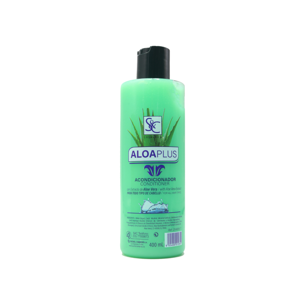 Acondicionador con extracto de aloe vera AloaPlus Suchel Camacho (400 ml)