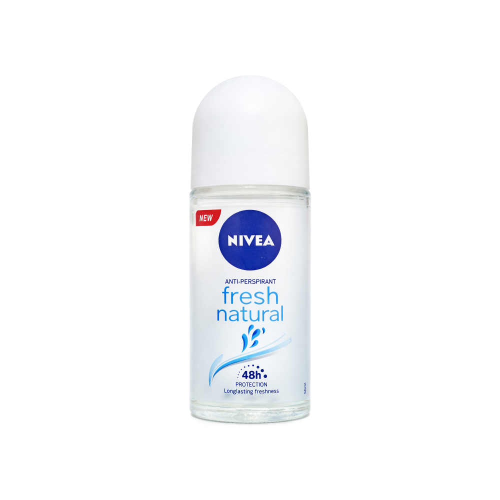 Desodorante roll-on antitranspirante Fresh Natural Nivea (50 ml)