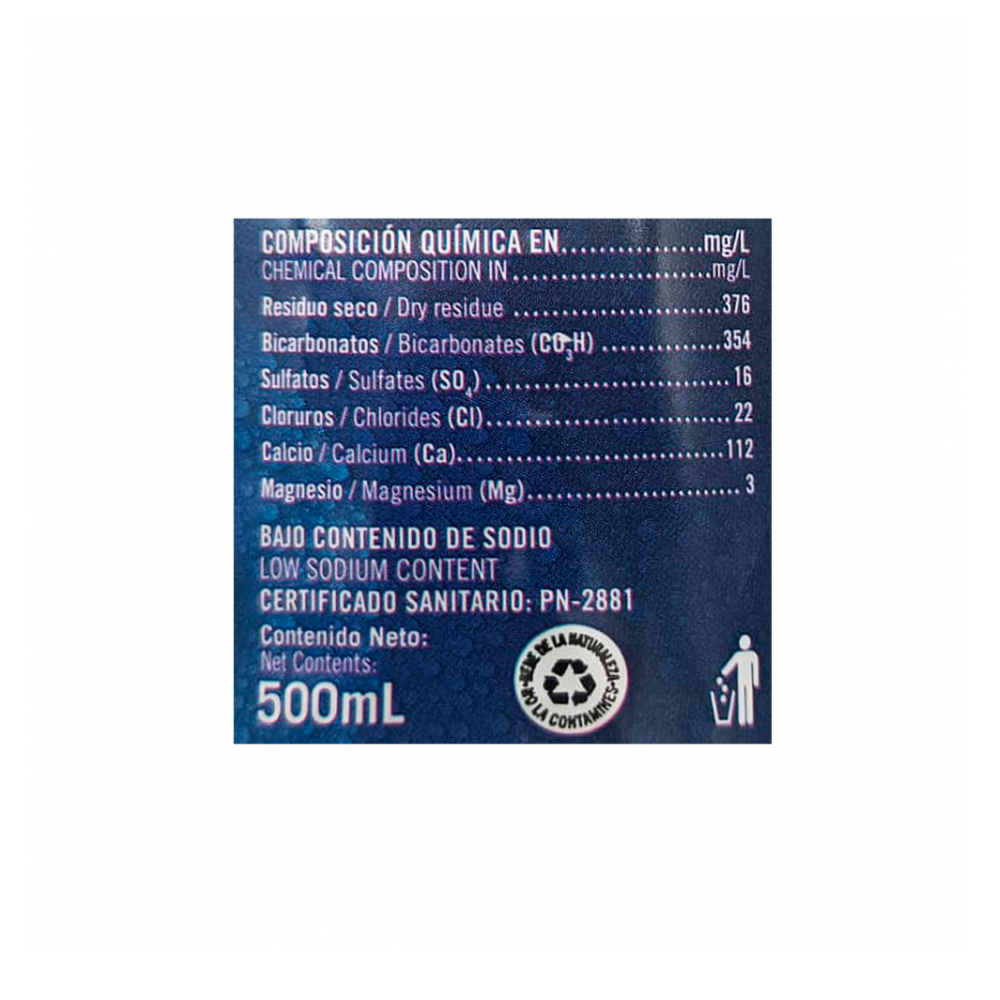Agua mineral natural Ciego Montero (12 x 500 ml)3