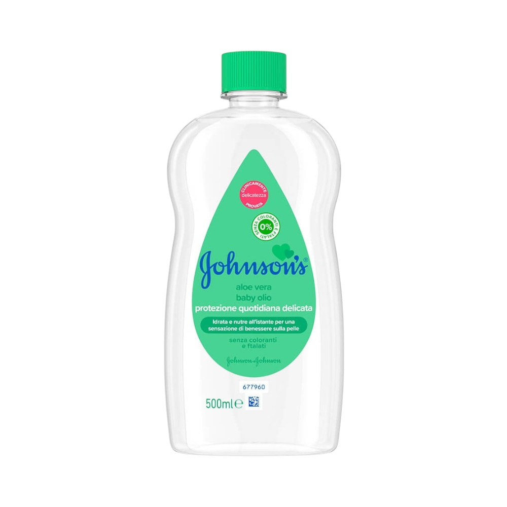 Aceite para bebés con aloe vera y vitamina e Johnson's (500 ml)