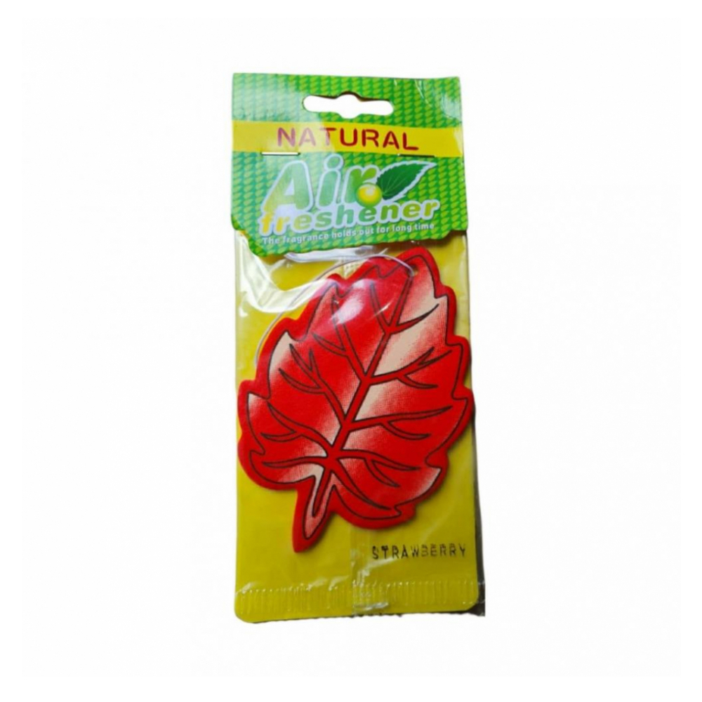 Ambientador con aroma a fresa. Pino aromatizante Natural