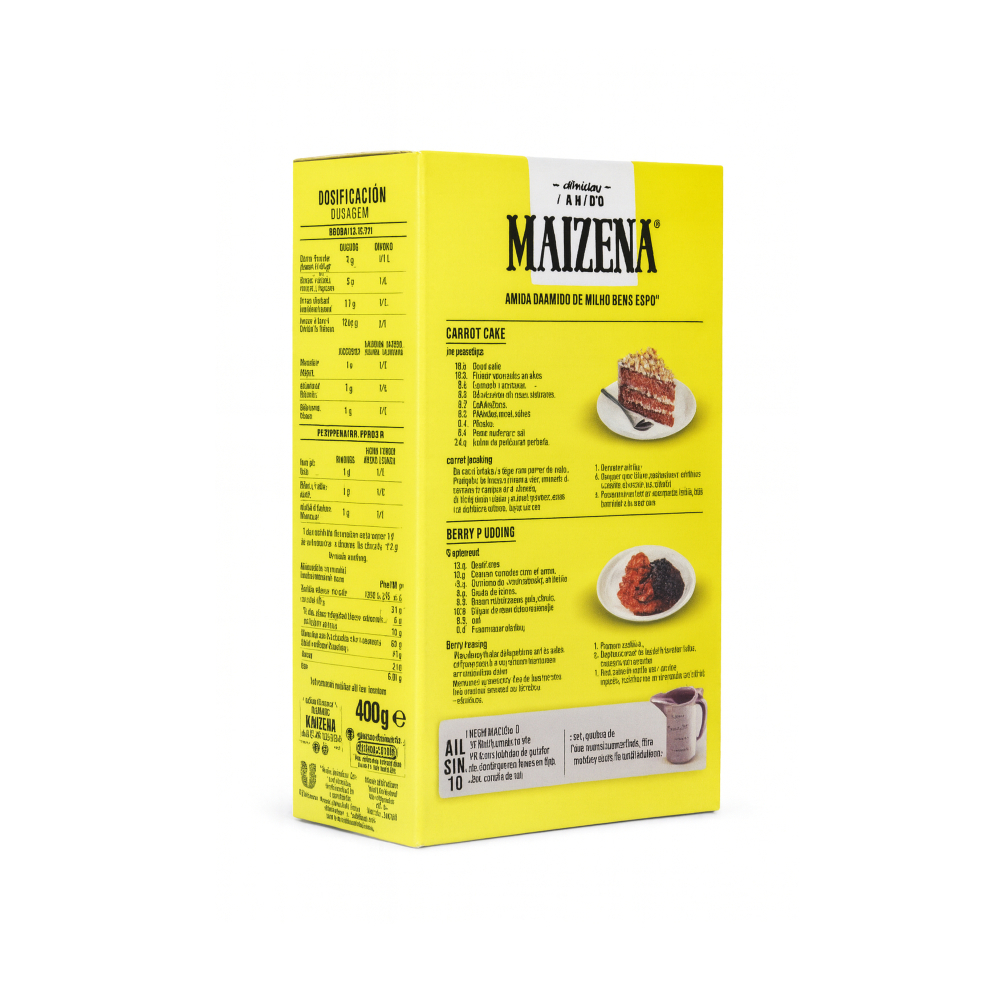 Harina fina de maíz Maizena (400 g / 14. 10 oz)1