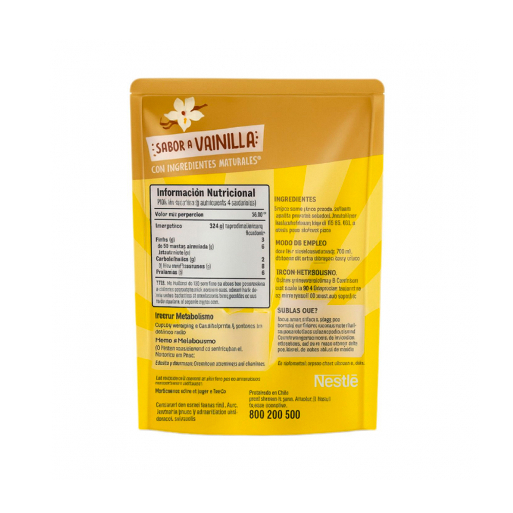 Alimento en polvo para preparar bebida fortificada sabor vainilla Nesquik Nestlé (357 g / 12. 59 oz)2