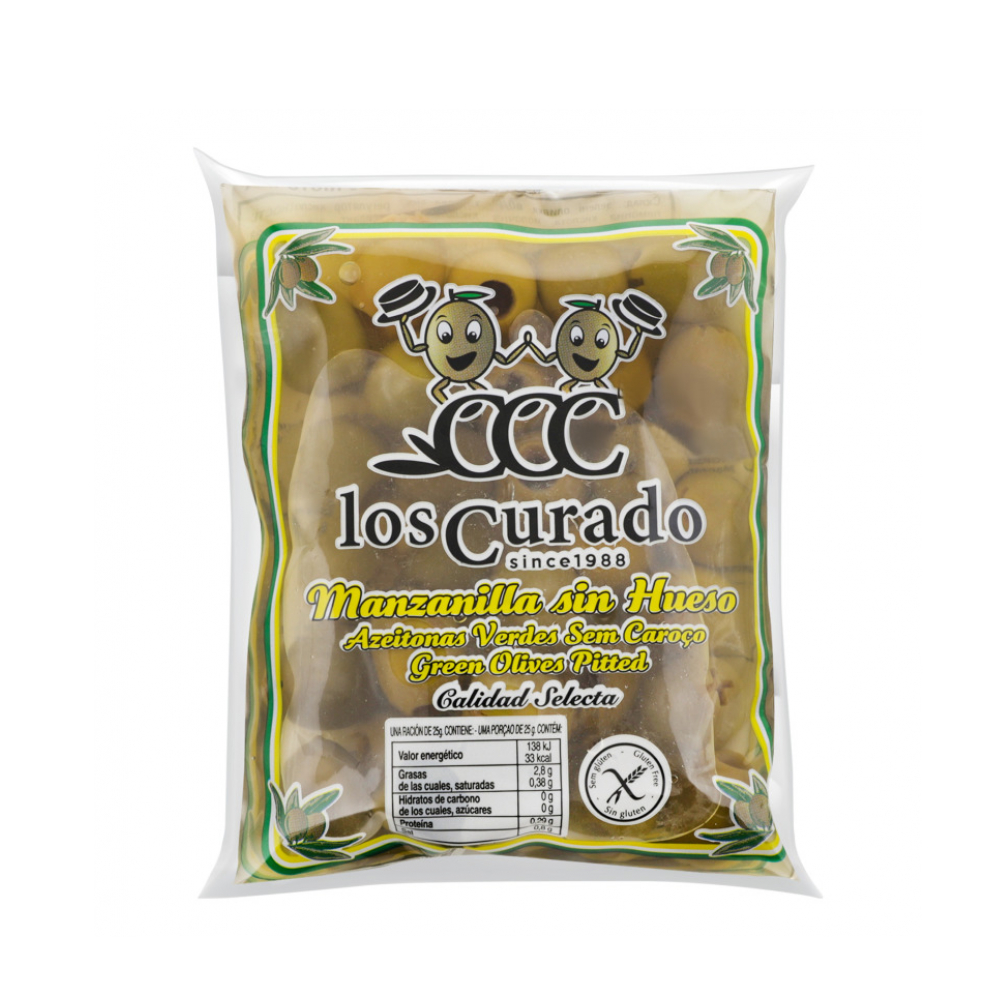 Aceitunas manzanilla sin hueso Los Curado (180 g / 6. 34 oz)