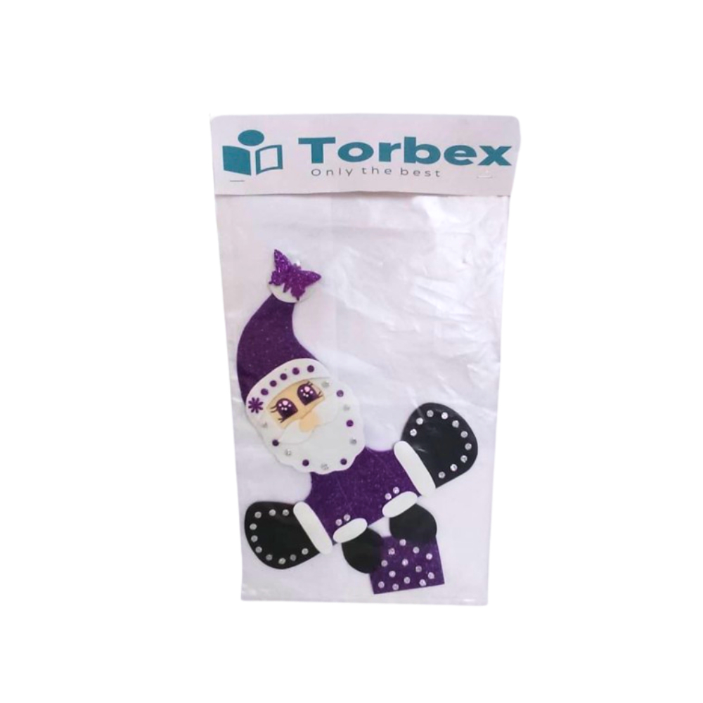 Adorno de foamy Santa Claus0