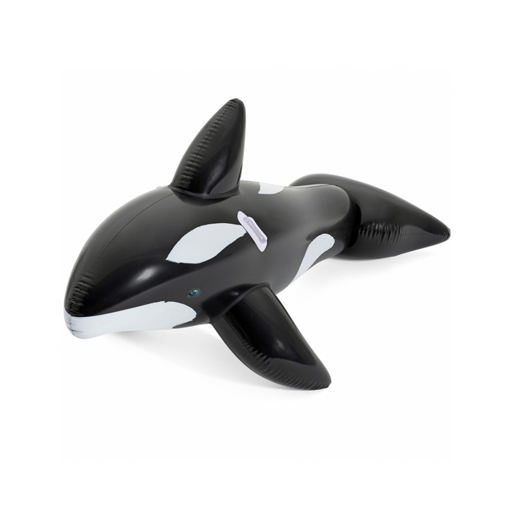 Balsa inflable gigante con forma de ballena orca para montar Bestway