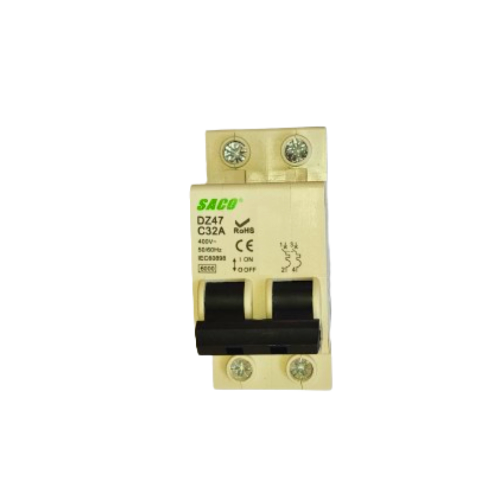 Interruptor automático doble - 440 v - Saco