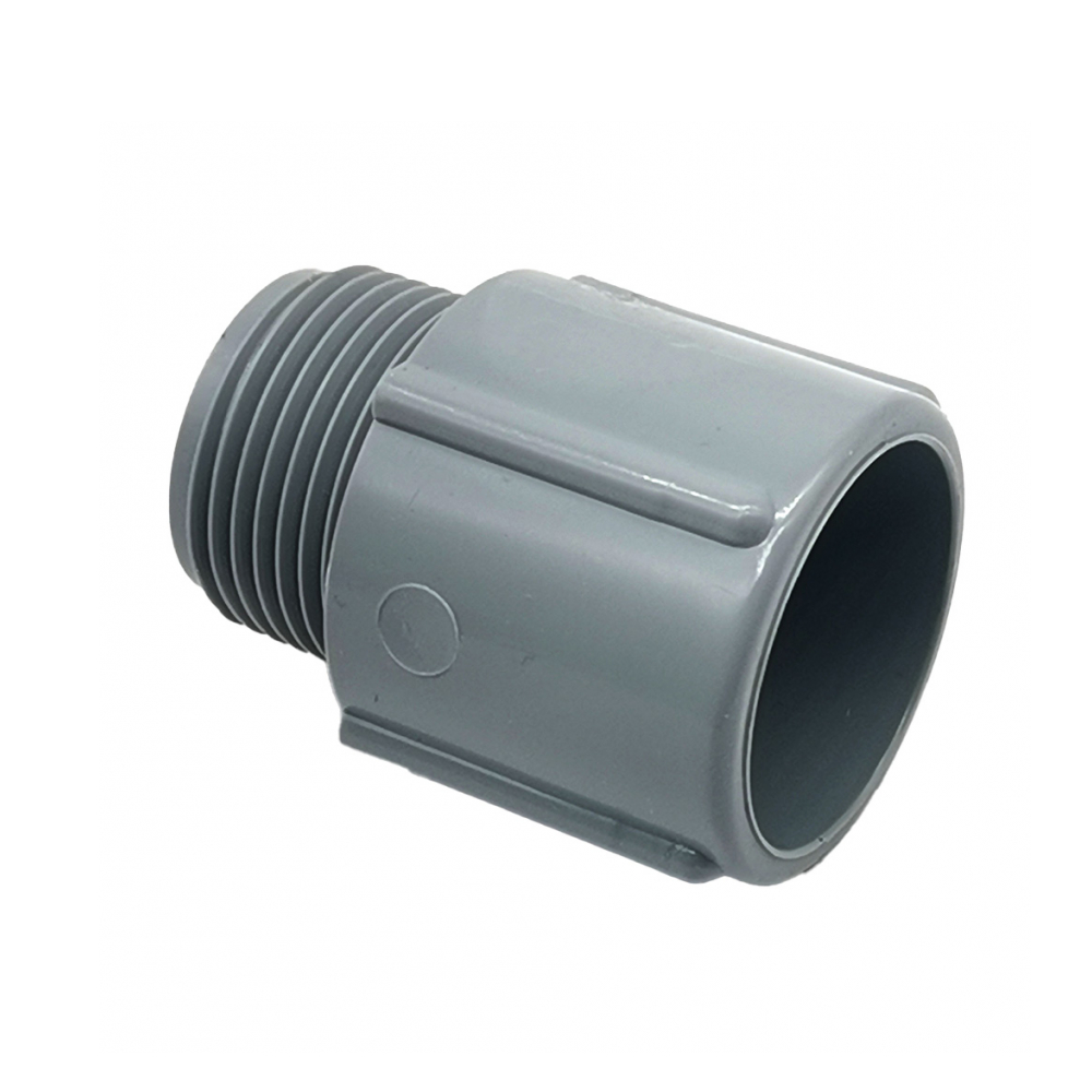 Adaptador de terminal macho de pvc 2''1