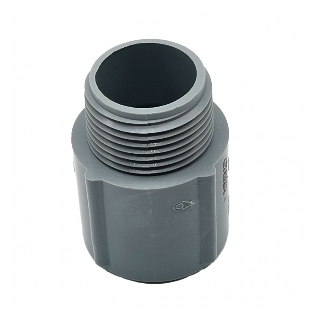 Adaptador de terminal macho de pvc 1-1/2''
