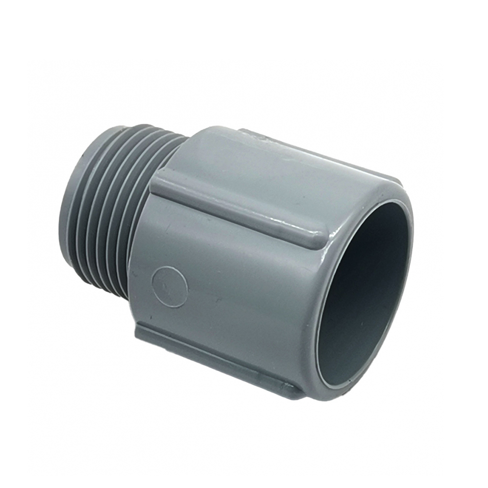 Adaptador de terminal macho de pvc 1-1/2''1