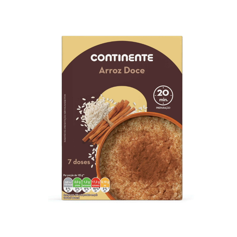 Arroz dulce Continente (120 g / 4. 23 oz)