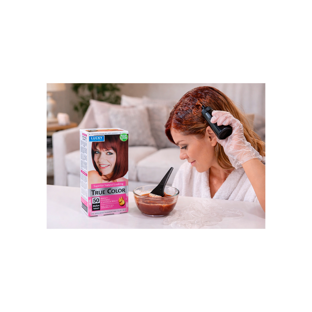 Tinte de cabello para mujer. Color castaño medio # 50 Lucky Super Soft (40 ml / 1. 36 fl. Oz)4
