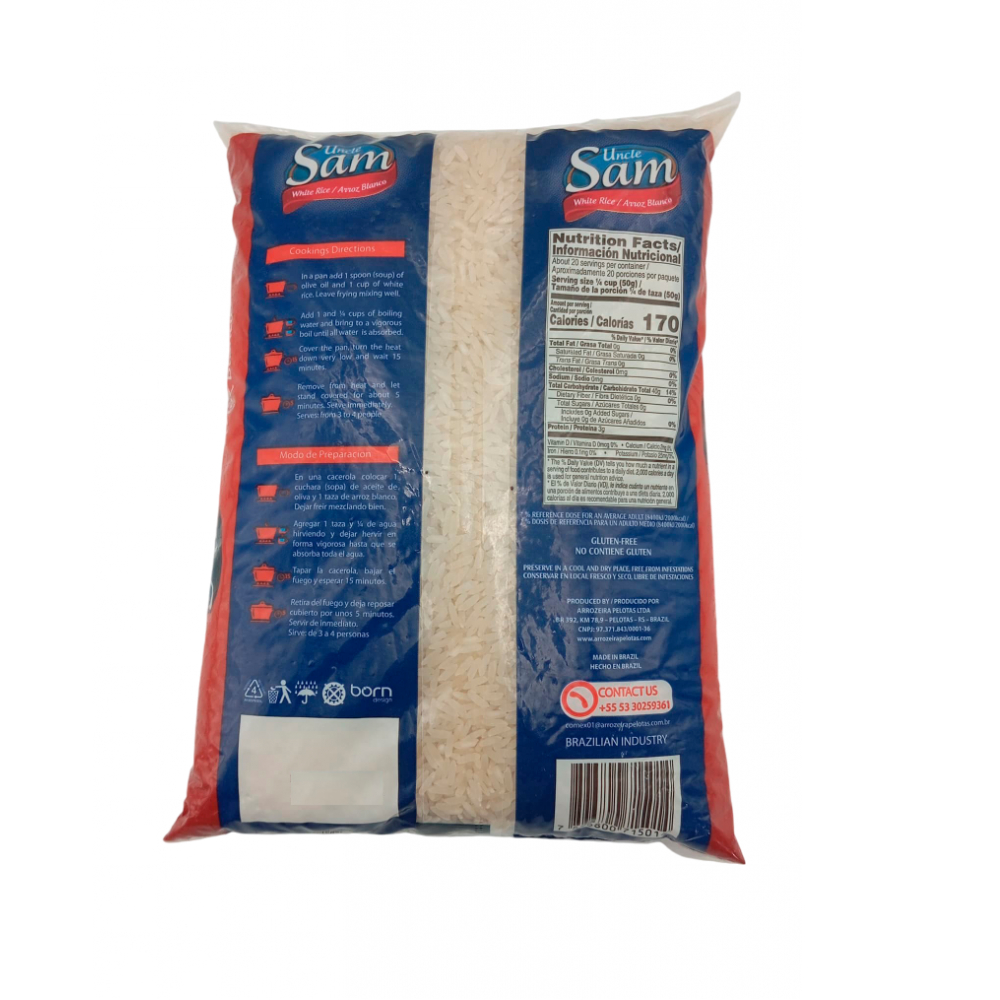 Arroz tío Sam (10 x 1 kg)1
