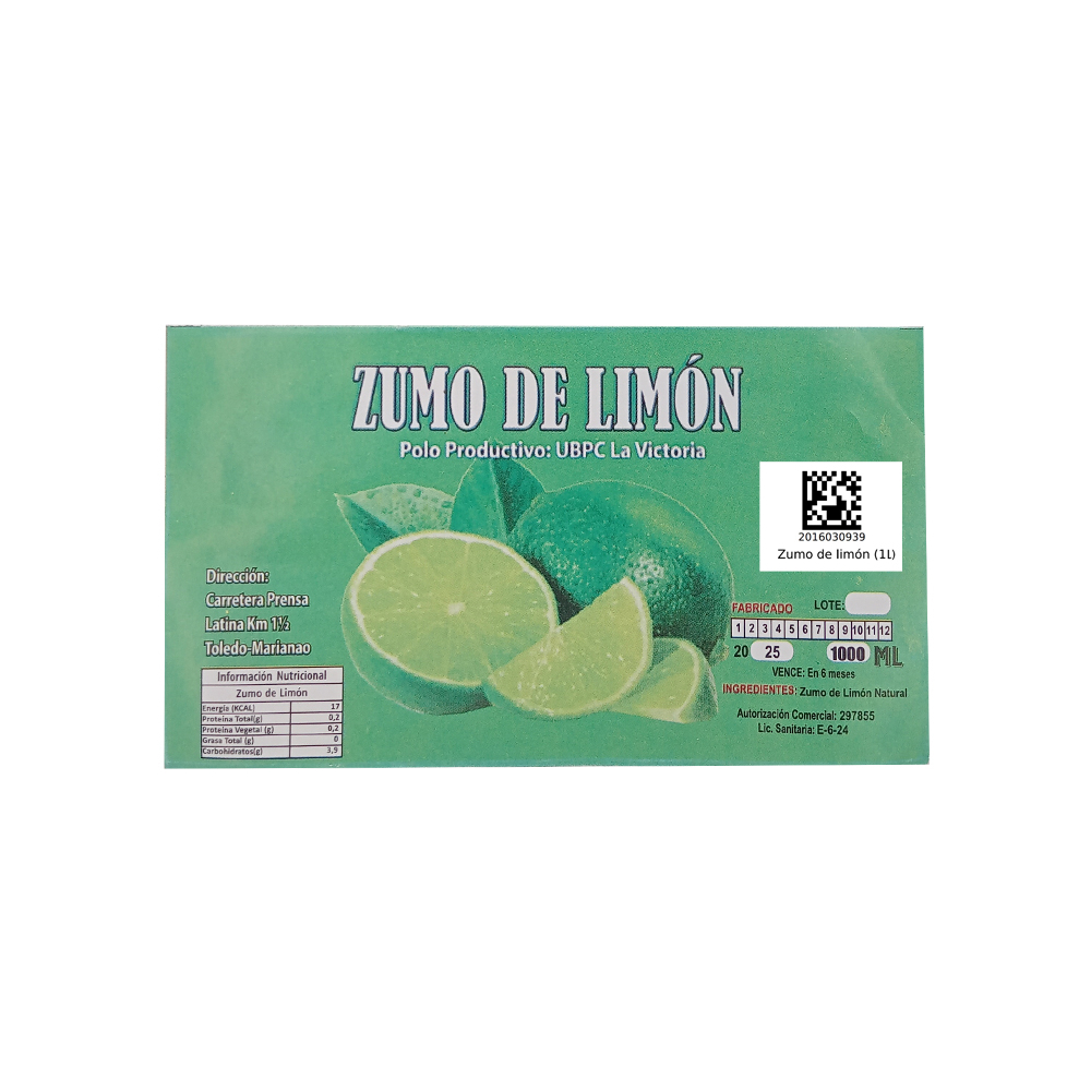 Zumo de limón La Victoria (1 l)1