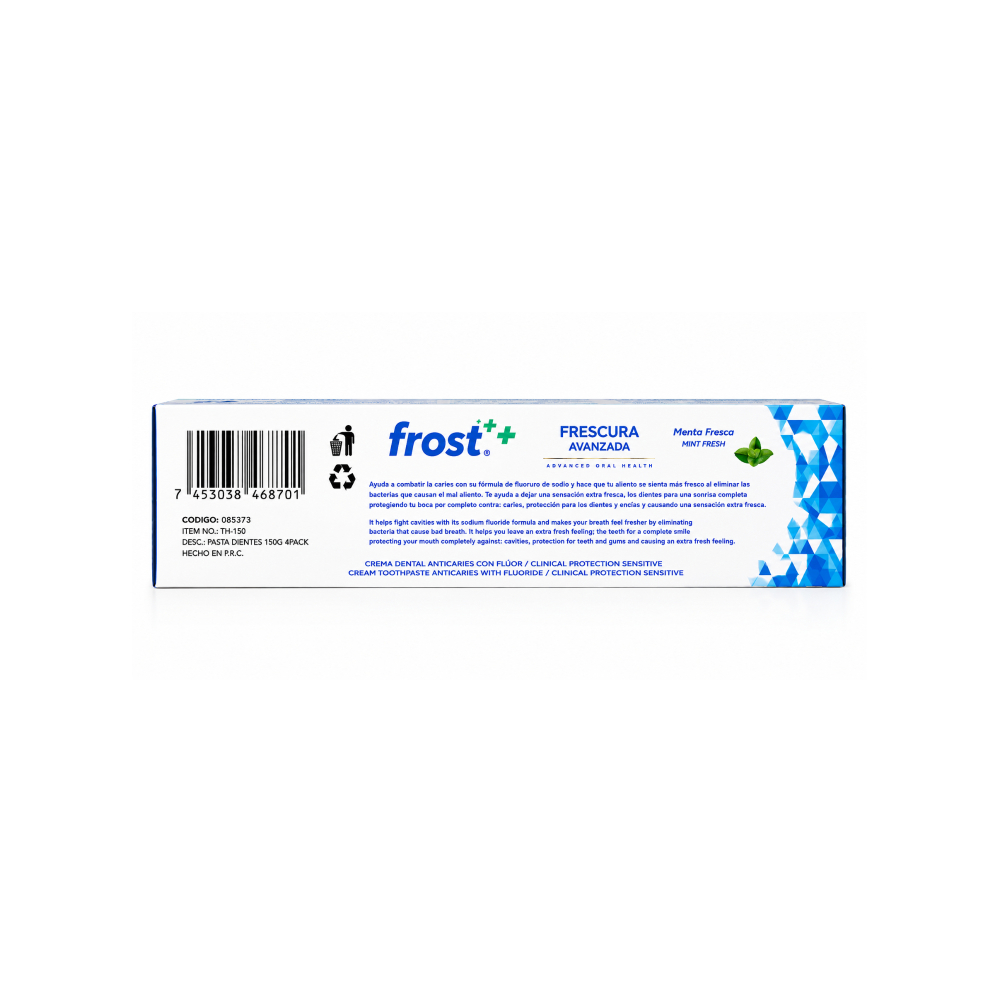 Pasta dental mentolada Frost (150 g / 5. 29 oz)2