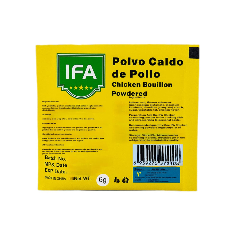 Polvo caldo de pollo ifa (6 g)1