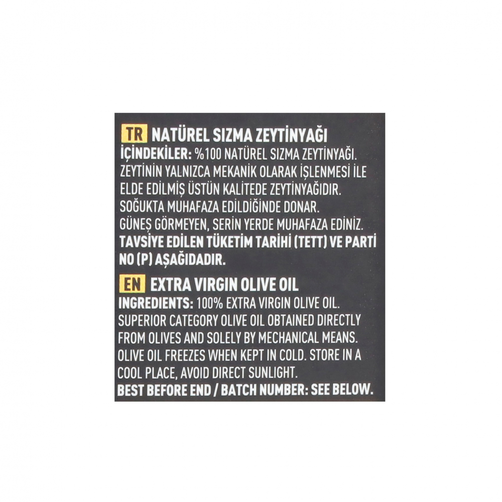 Aceite de oliva extra virgen Marmarabirlik (500 ml)1