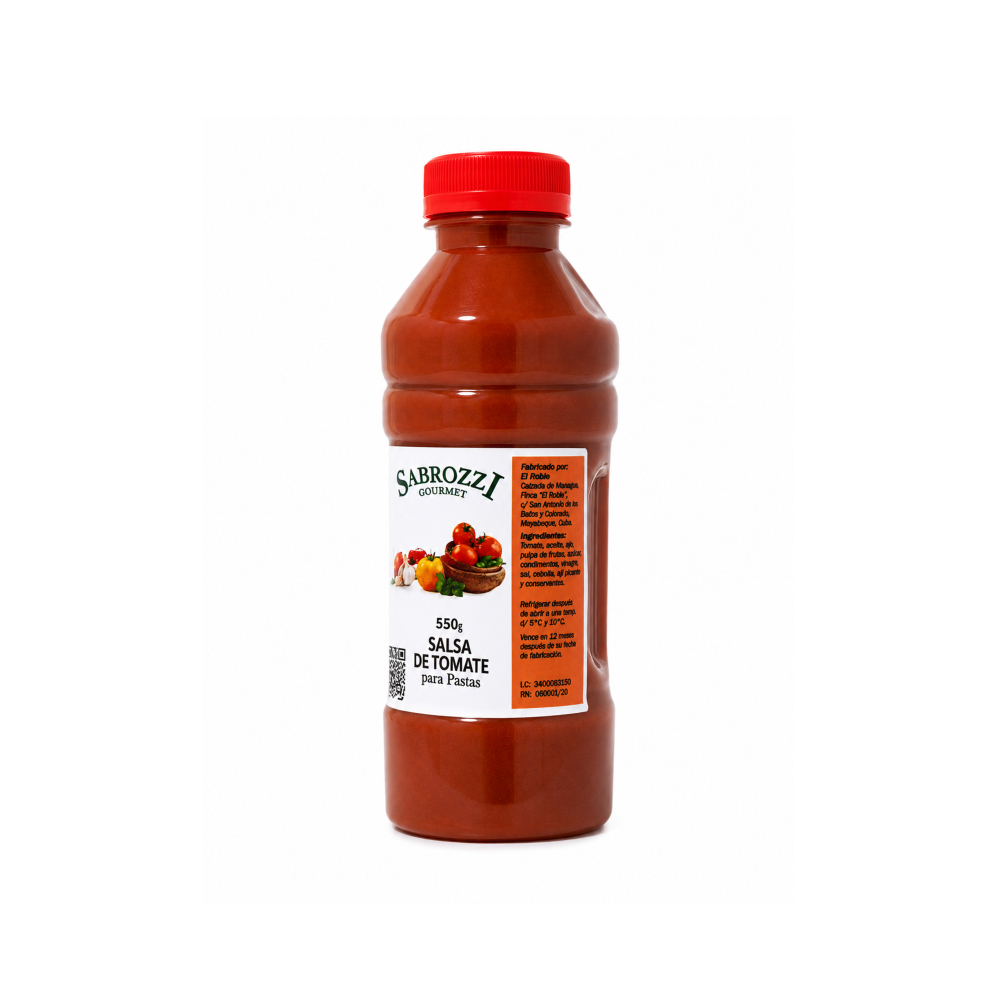 Salsa de tomate para pastas Sabrozzi (550 g / 1. 21 lb)1
