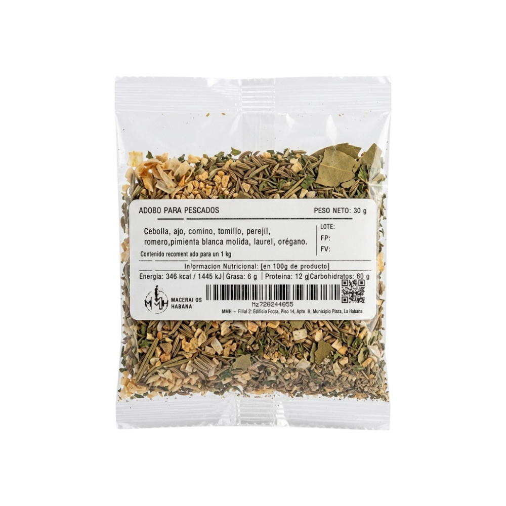 Adobo para pescados Macerados Habana (30 g / 1. 06 oz)