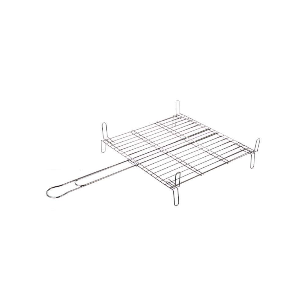 Parrilla de metal doble de 50 x 30 cm Alessandro