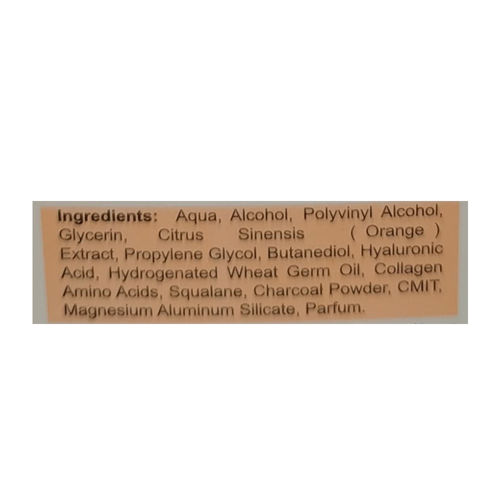 Aclarador facial -máscara- negra de naranja nnp (120 g / 4. 23 oz)2