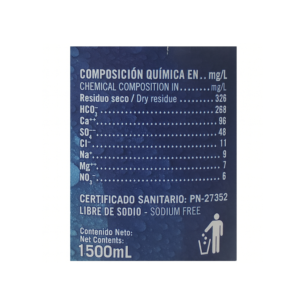 Agua mineral natural Ciego Montero (1. 5 l)3