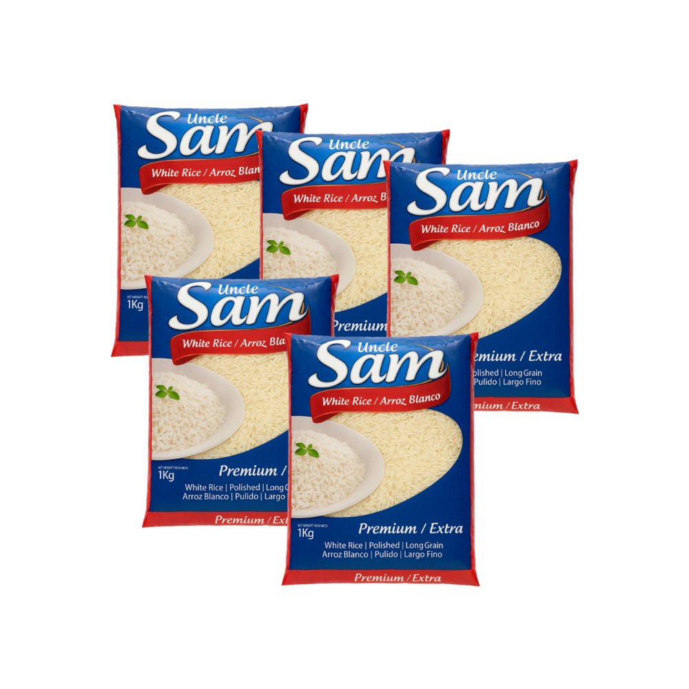Arroz tío Sam (5 x 1 kg)