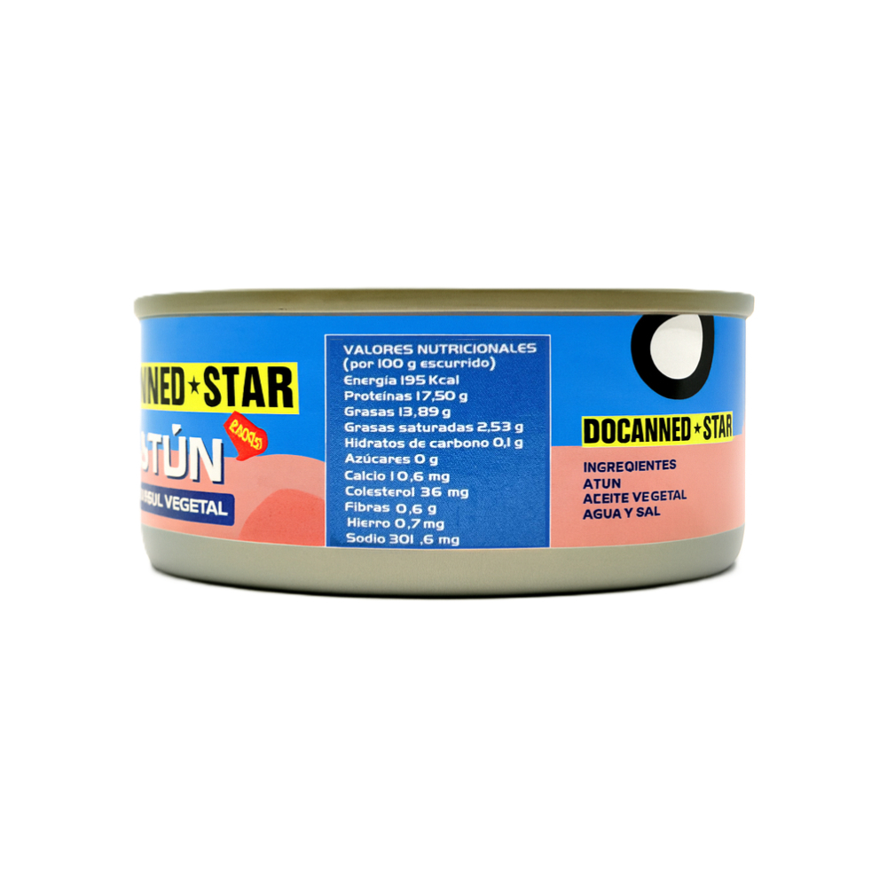 Atún en aceite vegetal Docanned Star (140 g / 4. 9 oz)2