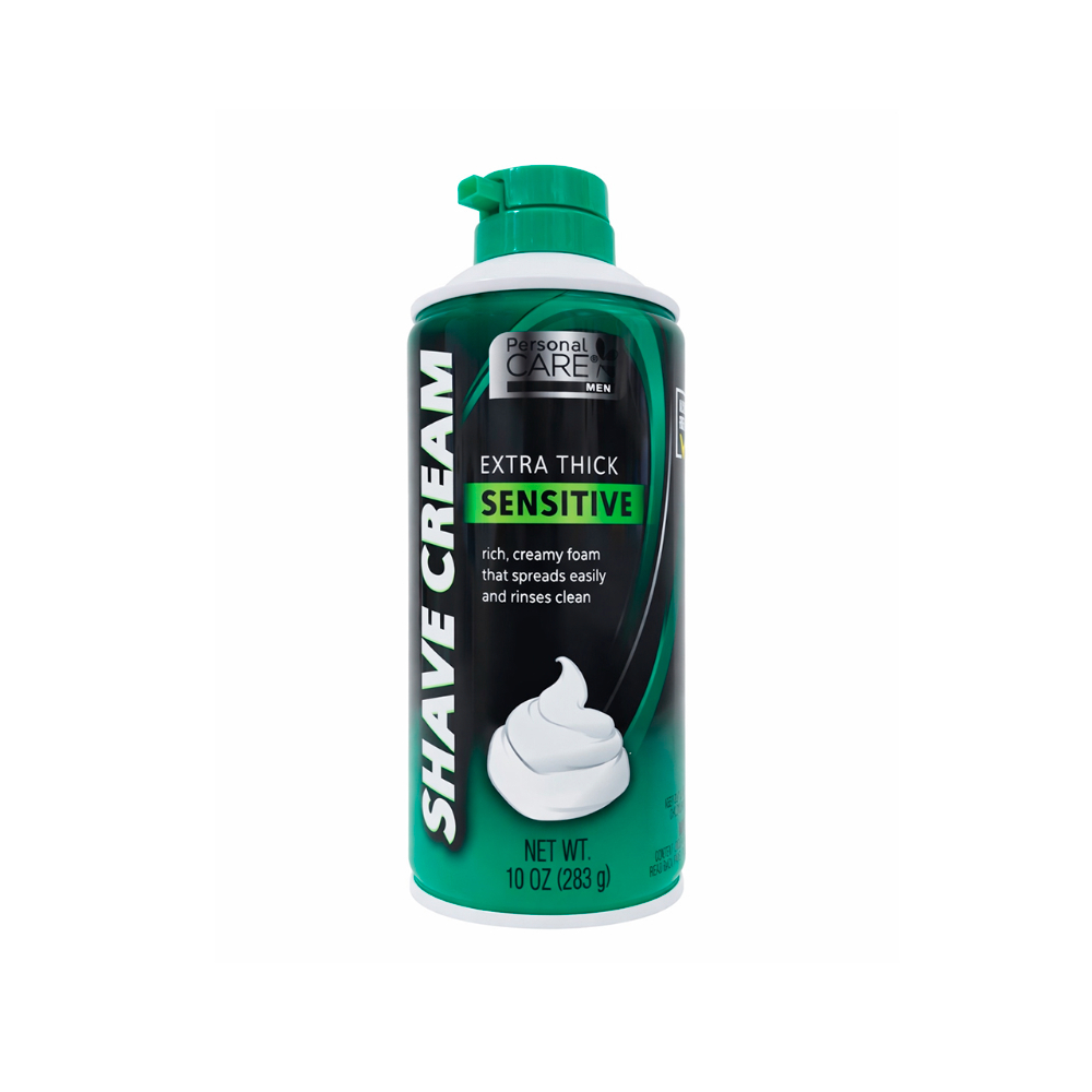 Espuma de afeitar extra gruesa para piel sensible Personal Care (283 g / 10 oz)