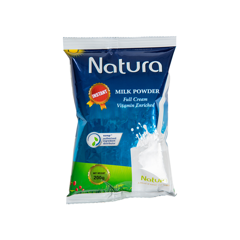 Leche entera en polvo instantánea enriquecida con vitaminas Natura (5 x 200 g / 7 oz)1