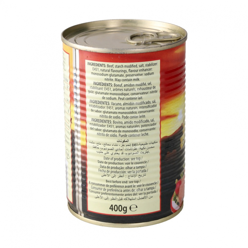 Carne de res enlatada tipo spam Texana (400 g / 14. 11 oz)2