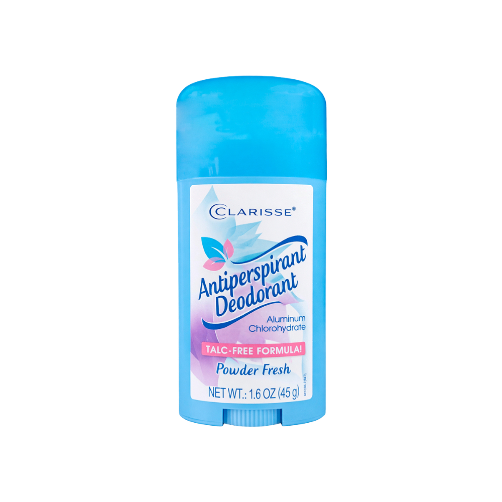 Desodorante antitranspirante clorhidrato de aluminio Clarisse (45 g / 1. 6 oz)