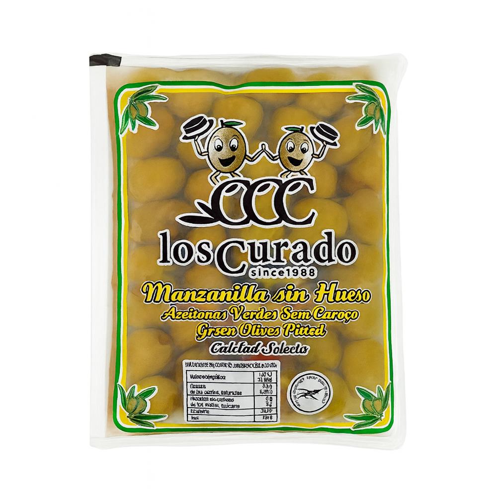 Aceitunas manzanilla sin hueso Los Curado (180 g / 6. 34 oz)0