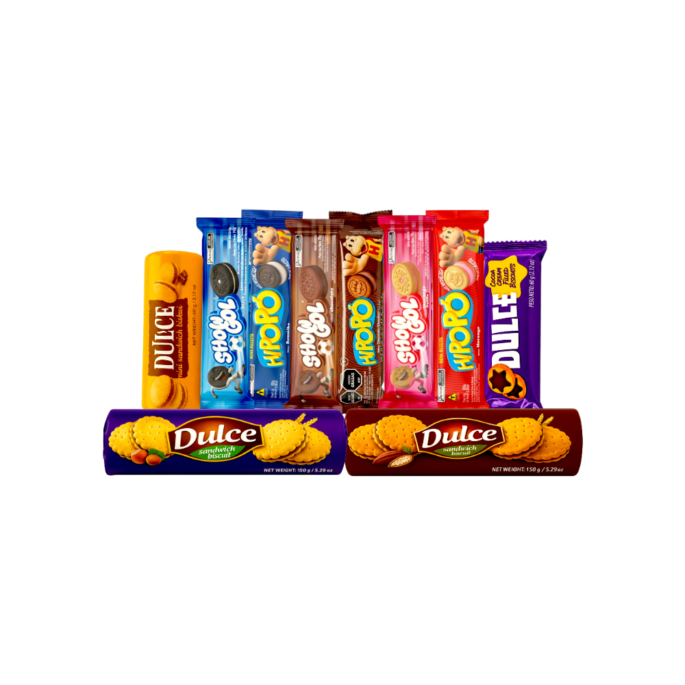 Galletas dulces surtidas de verano0