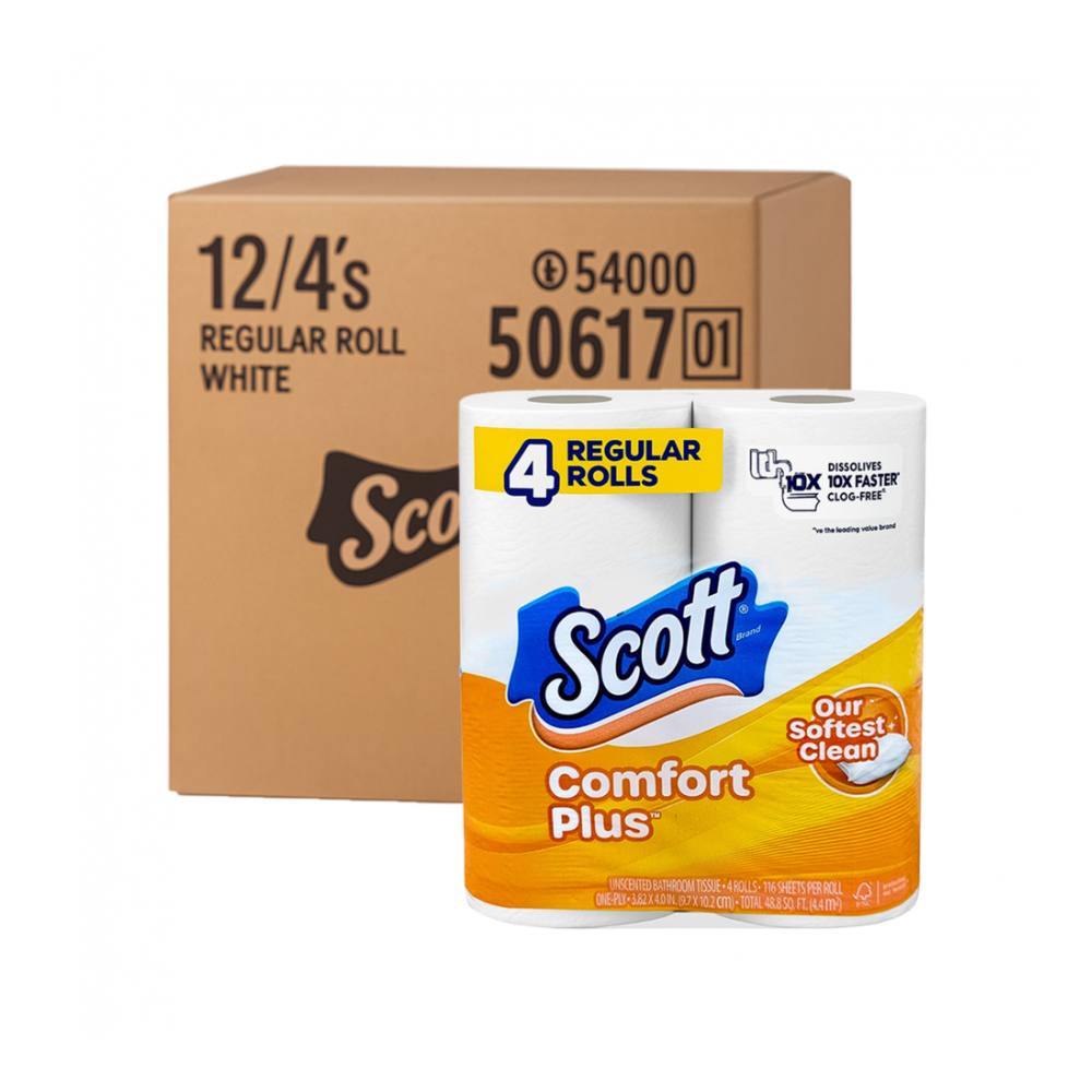 Papel sanitario doméstico Scott Brand (12 x 4 u)0
