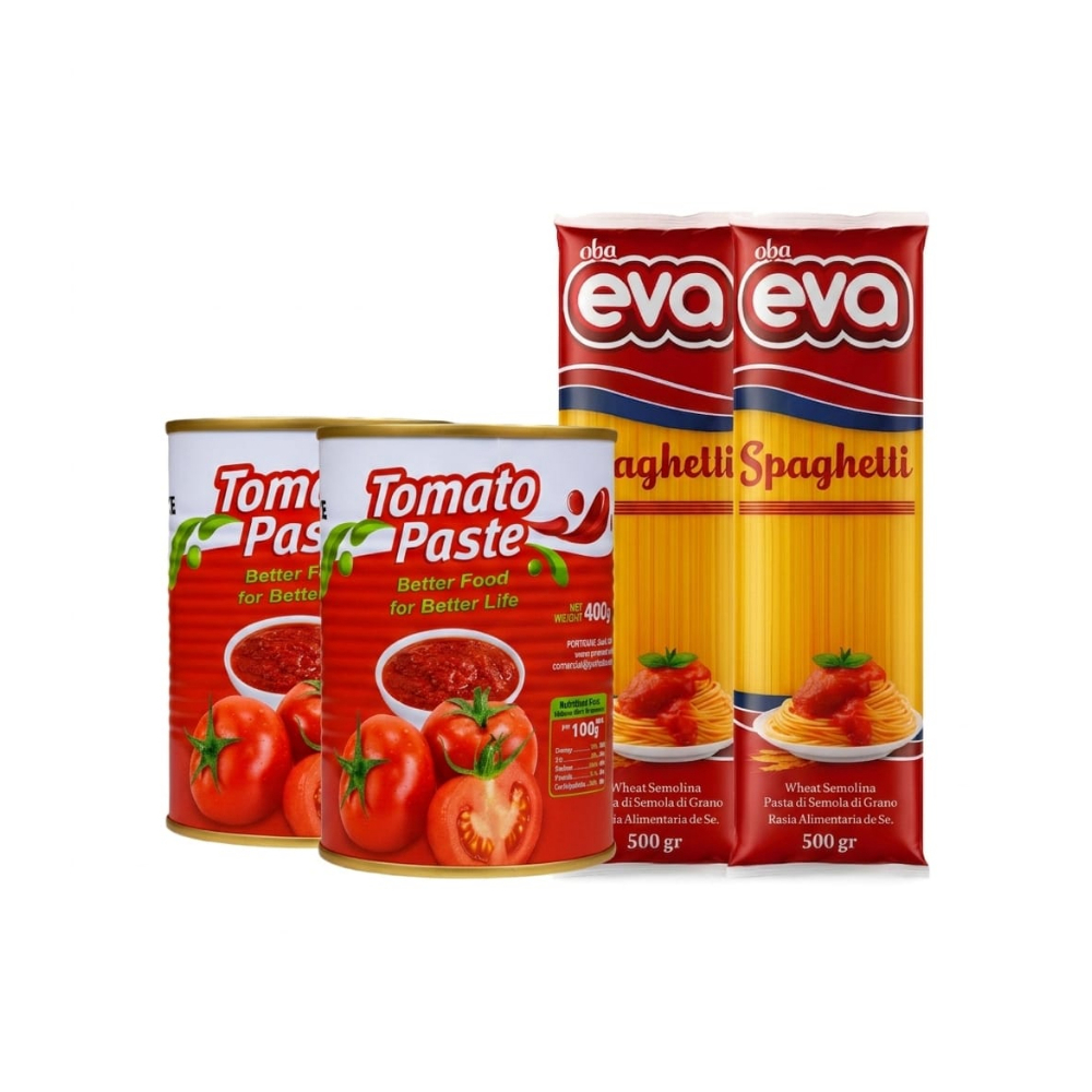 Combo de Espaguetis + Pasta de tomate