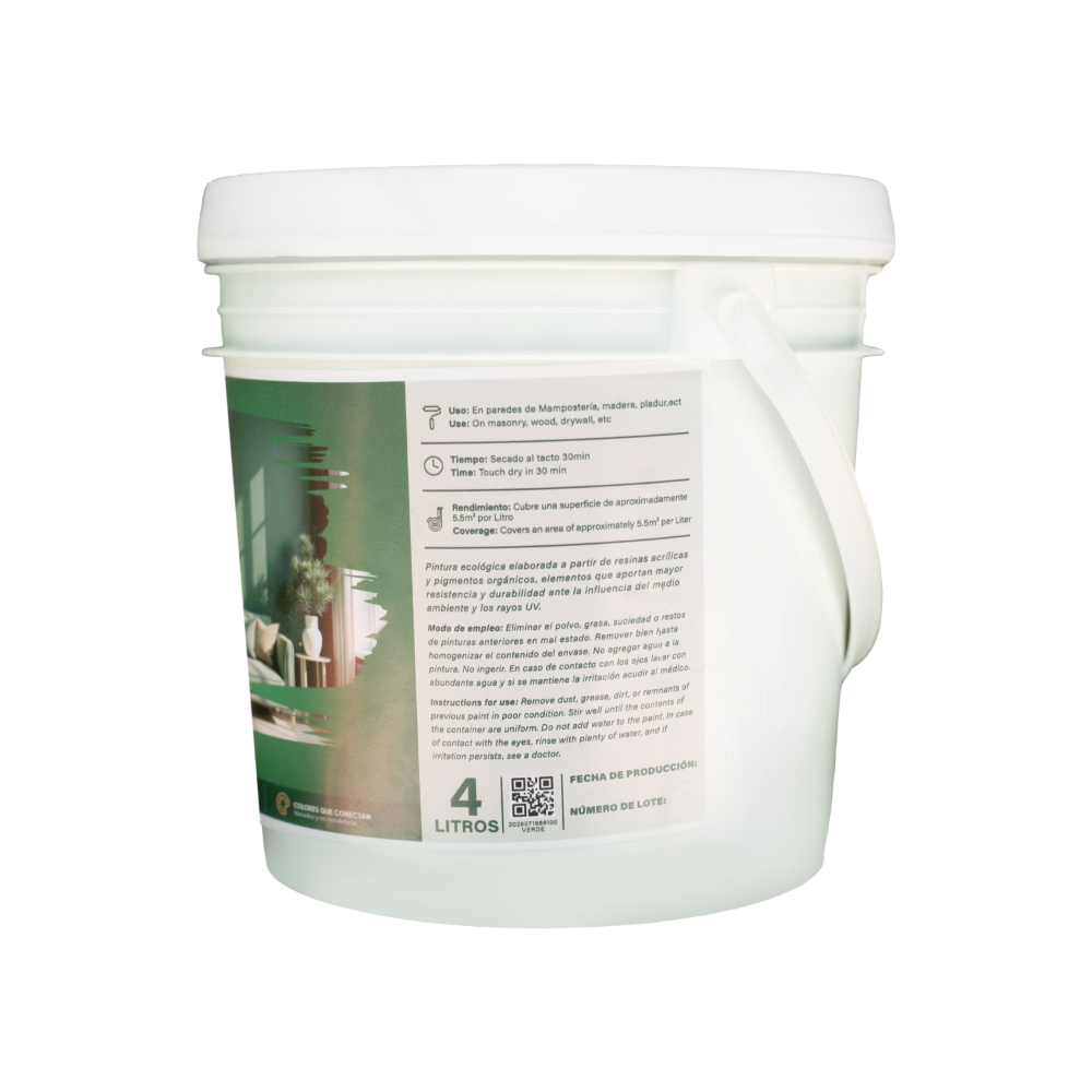 Pintura Acrílica Verde Enigma Real (4 l)1