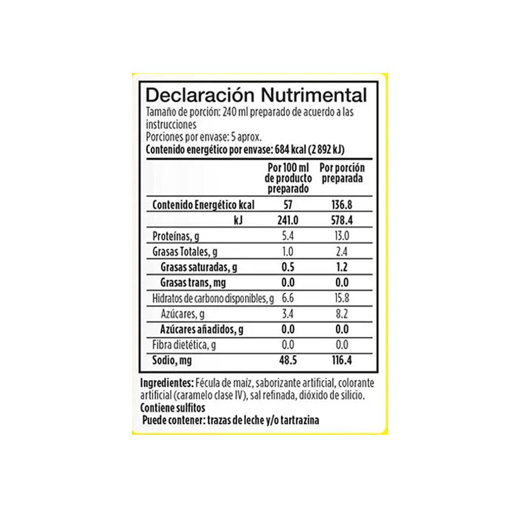 Atole sabor a nuez Selecto (47 g / 1. 65 oz)5