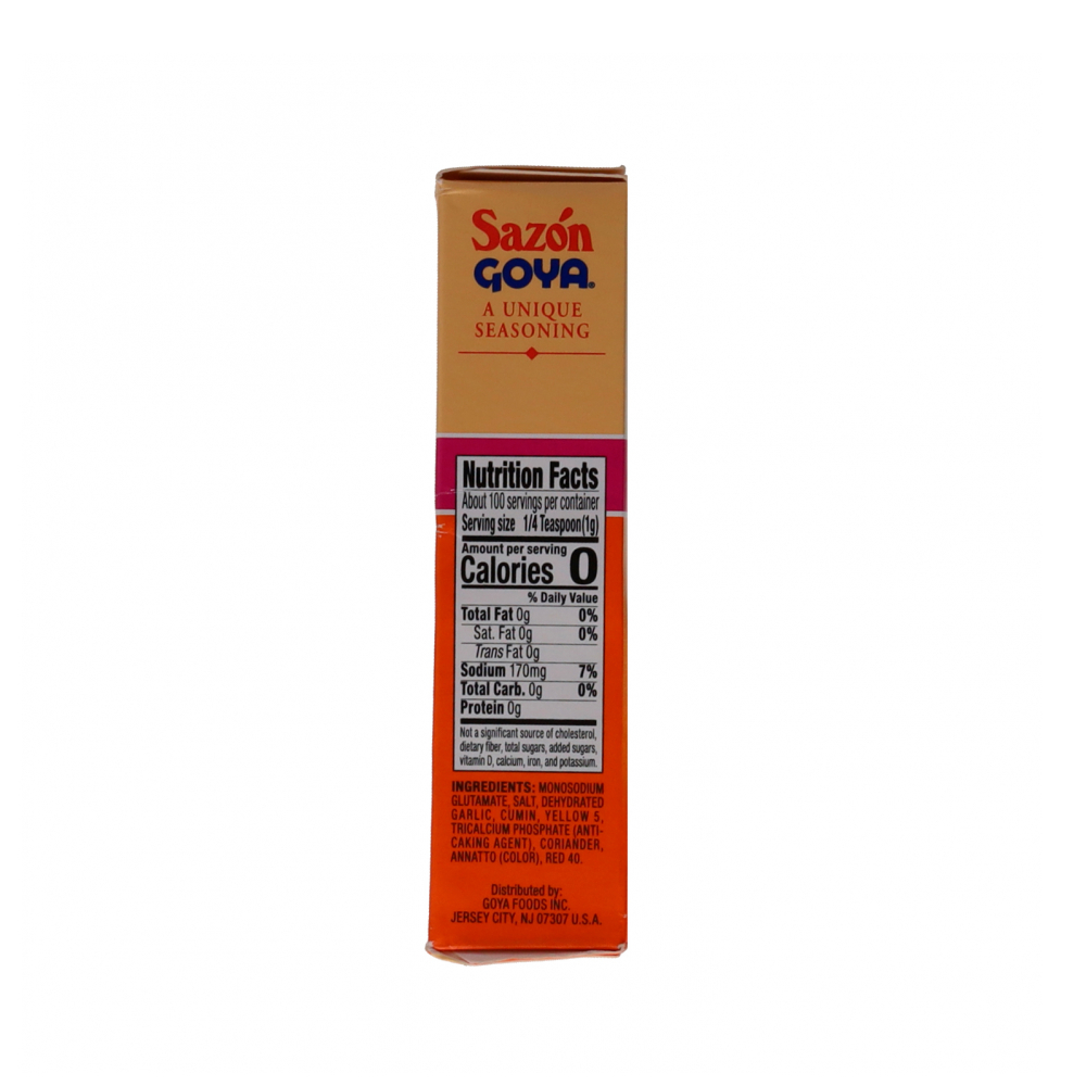 Sazón con culantro y achiote Goya (100 g / 3. 52 oz)3