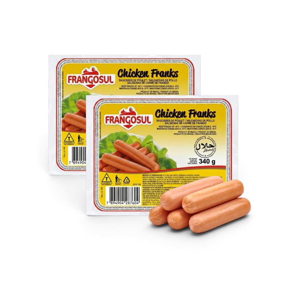 Salchicha de pollo Frangosul ( 2 x 340 g / 12 oz)